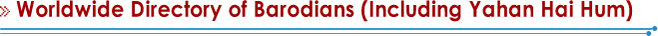Worldwide Directory of Barodians (Yahan Hai Hum)